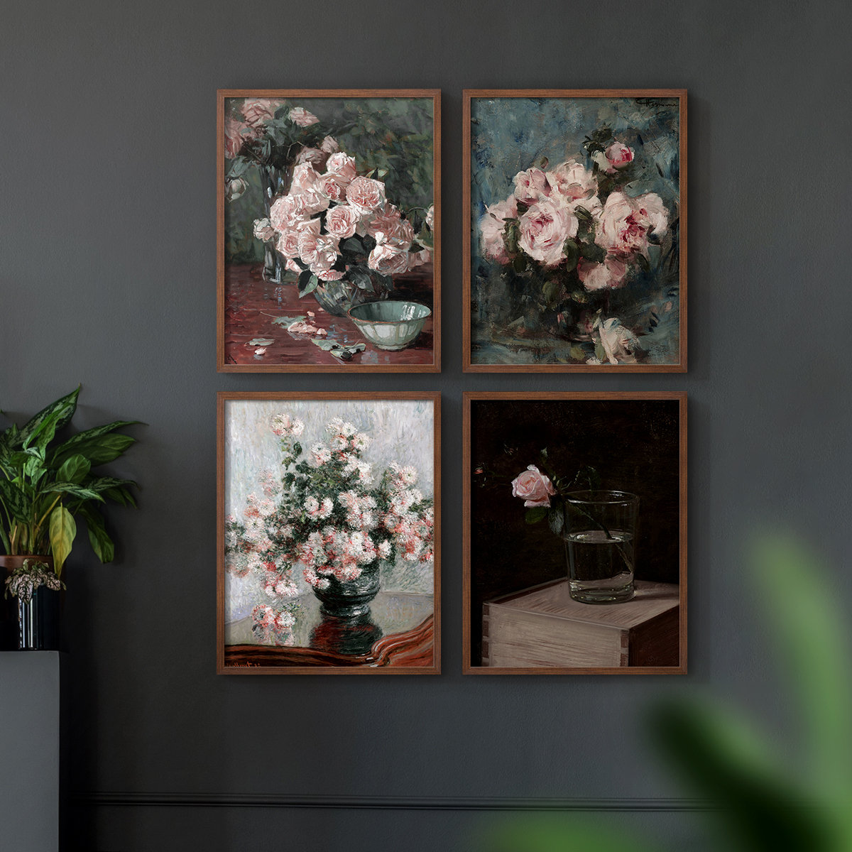 Winston Porter Vintage Floral Print CCLXXVI Framed Print - Set of